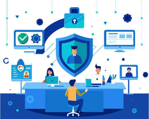  A cyber range setup with virtual networks and real-time threat analysis dashboards 